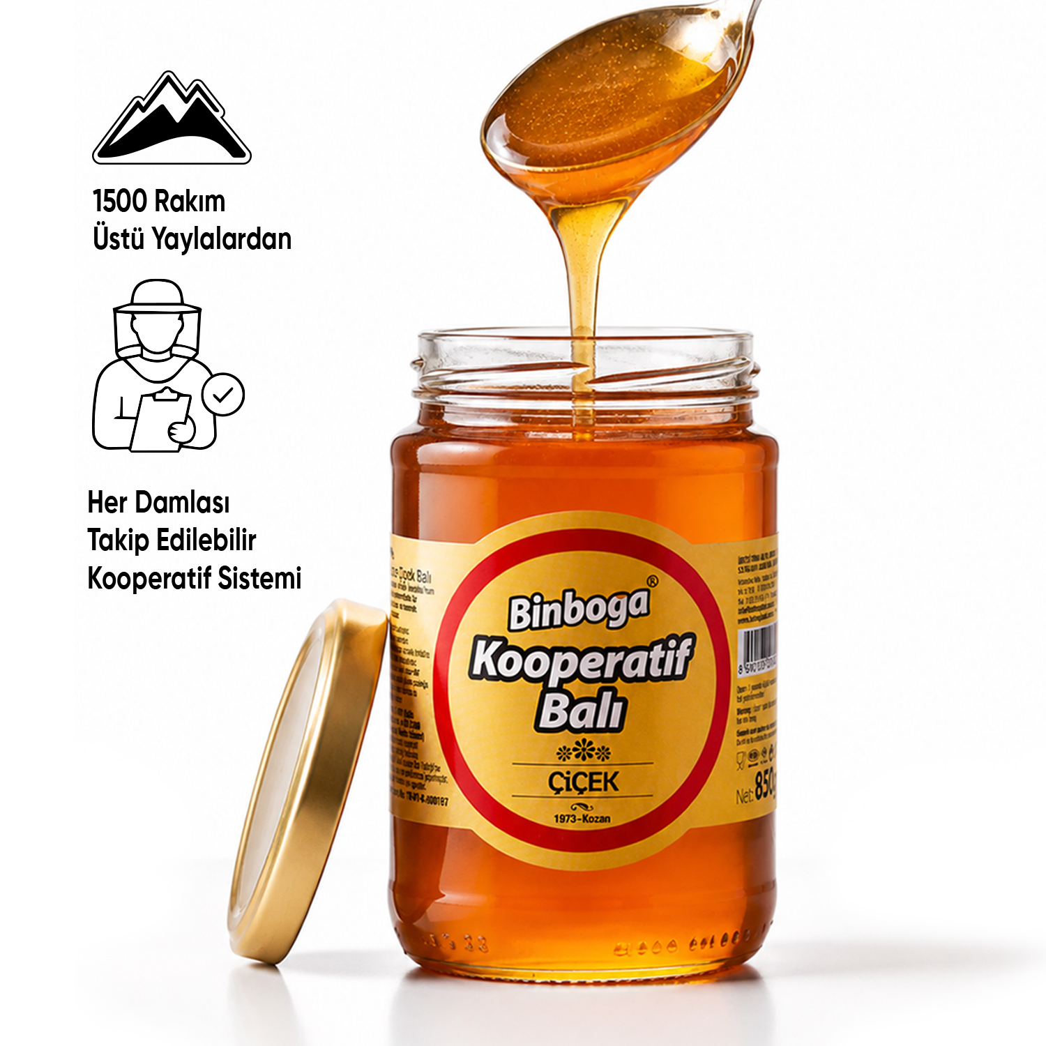 Binboğa Çiçek Balı 850 gr | Arıcıdan Aracısız Bal 2