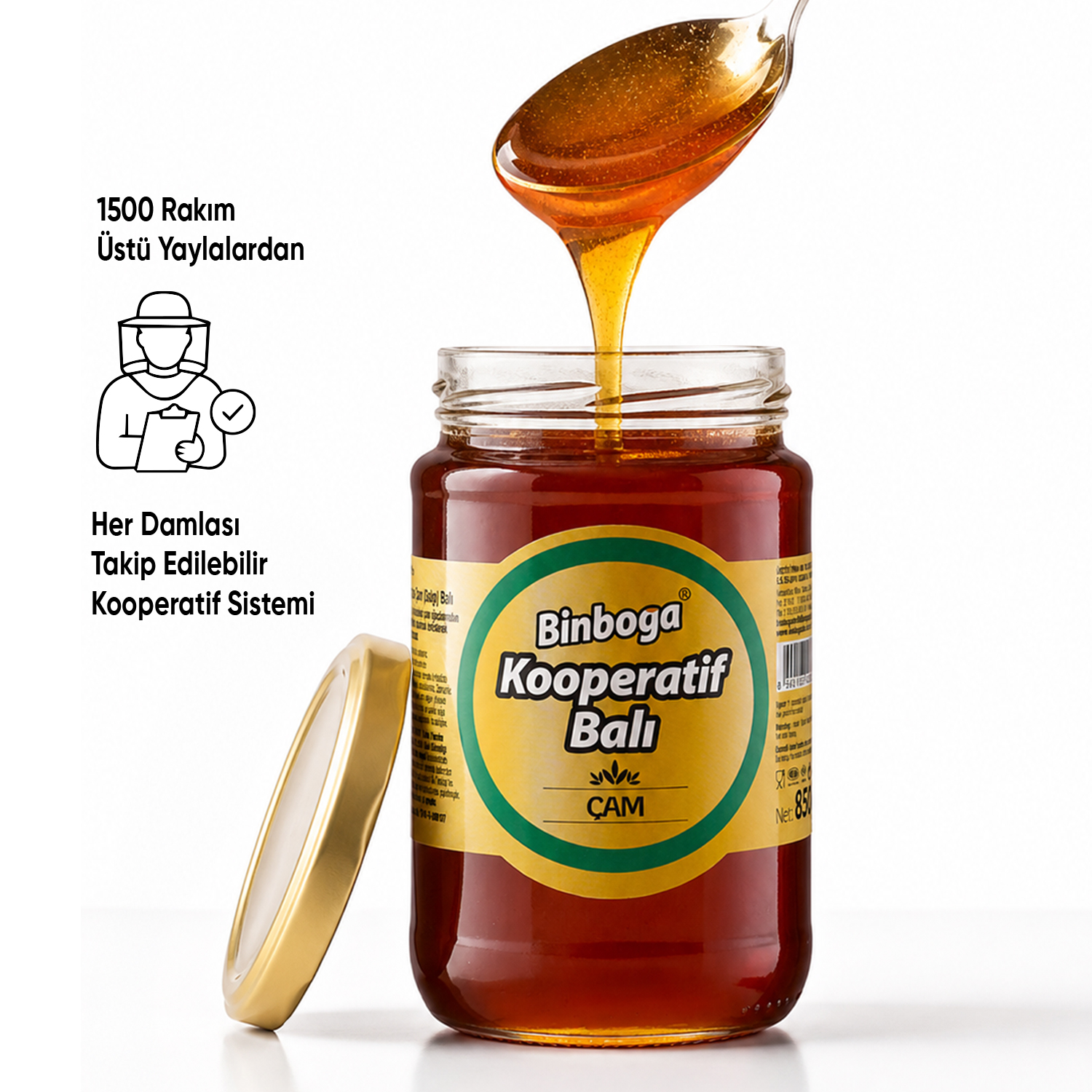 Binboğa Çam Balı 850GR | Kooperatif Balı 2