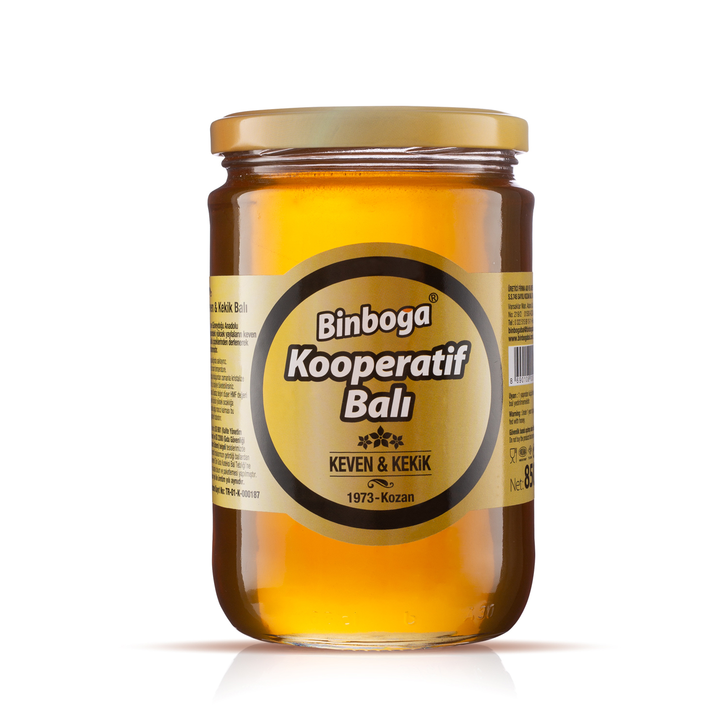 Binboğa Keven Kekik Balı 850 gr | Kooperatif Balı